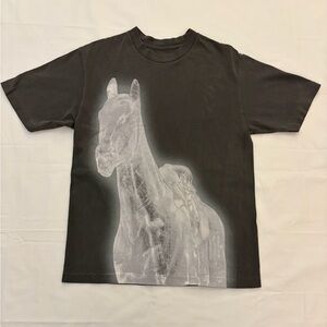 Beyonce No Skips Renaissance World Tour Exclusive Tee Washed Grey Horse Tee
